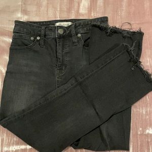 Madewell Curvy Cali-Demi Boot Petite Black Jeans
